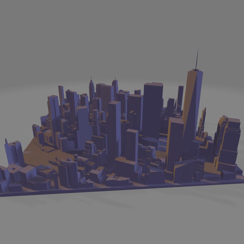 3d skyline Italia