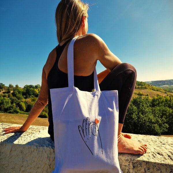 Free Delivery, Sustainable, VEGAN TOTE Shopping Bag, it's a Best Friend GIFT that is Cruelty-Free, Ethical and 100% Made With Love!