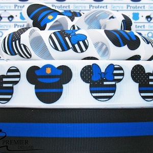 Cinta de grosgrain para primeros intervinientes, 3 yardas