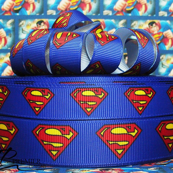 Superhero Grosgrain Ribbon 3 Yards