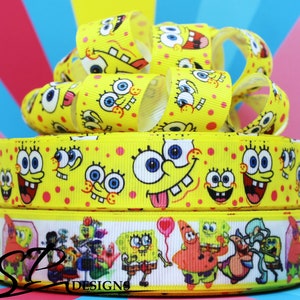 Cartoon Ribbon 3 Yards or 3 Flatbacks
