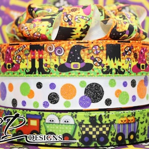 Halloween Grosgrain Ribbon 3 Yards