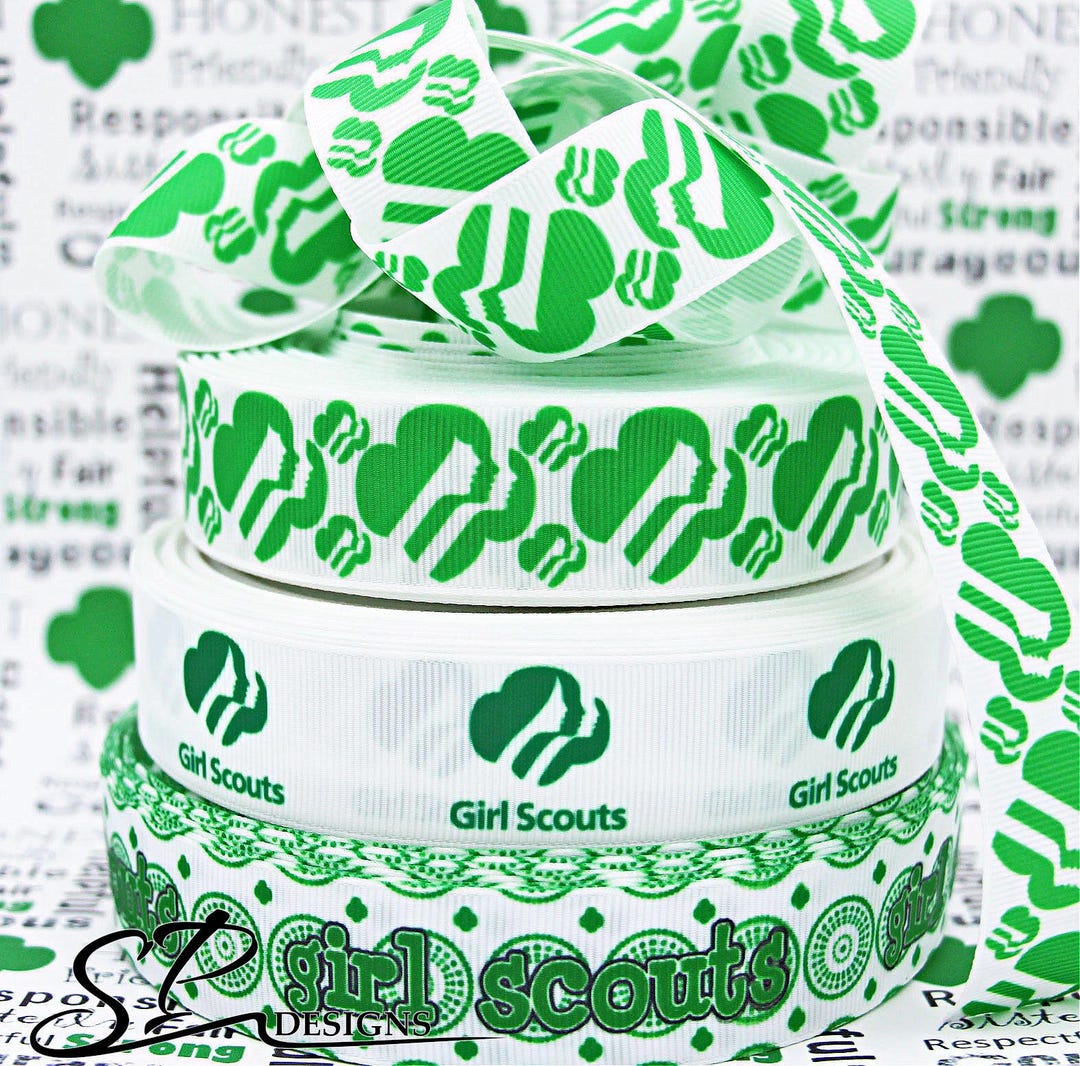 Scouting Grosgrain Ribbon 3 Yards or 3 Flatbacks - Etsy