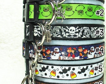 Halloween Dog Collars (((Small Breeds)))