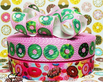 Donut Grosgrain Ribbon 3 Yards