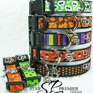 Halloween Dog Collars (((Small Breeds)))