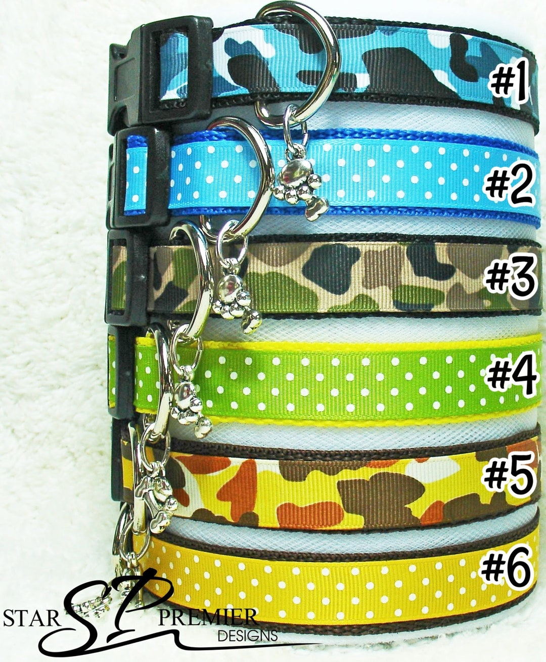 Camo Dog Collars small Breeds Etsy
