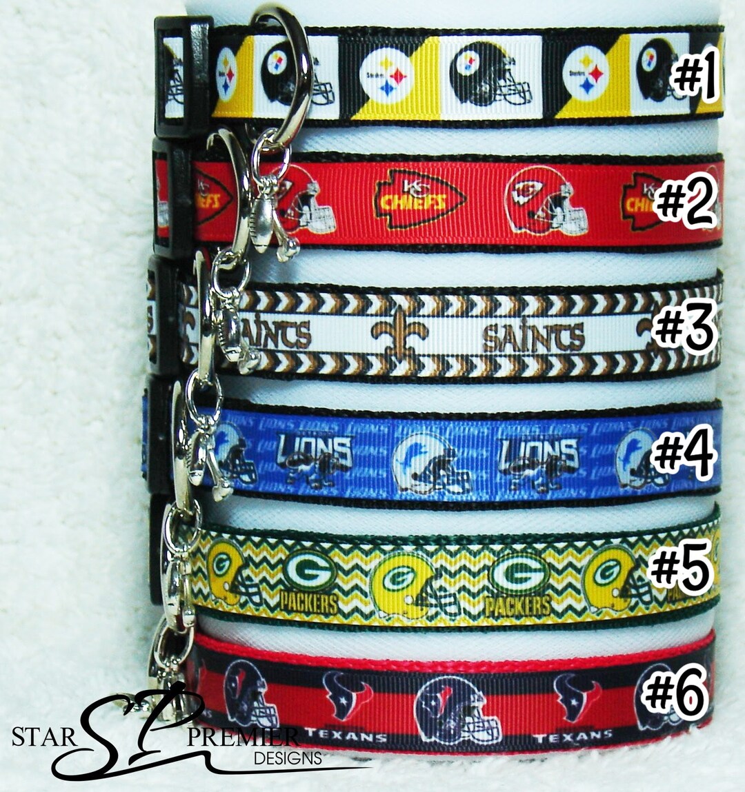 Football Dog Collars small Breeds Etsy
