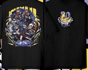 Soul Eater Anime T-Shirt: Retro 90s Hand-Drawn Art, Unisex Cotton Tee