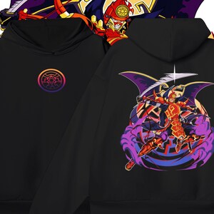 Sweat à capuche épais unisexe en polaire épais six samouraïs avec poche cachée - 460 g/m²