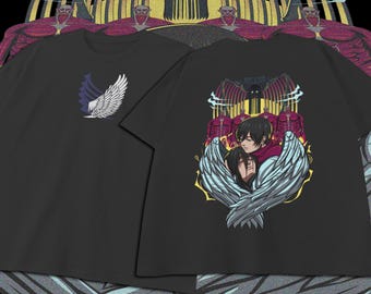 Unisex AOT Anime Oversized Drop Shoulder T-Shirt - 250 GSM