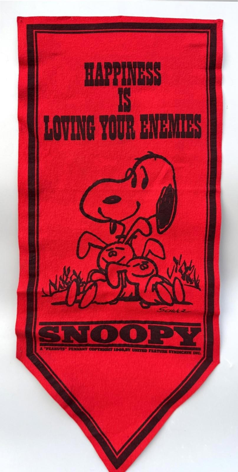 Vintage Snoopy Flag - Etsy Canada
