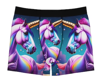 Unicorn Panties With 3D Plush Unicorn Horn Unique Underwear