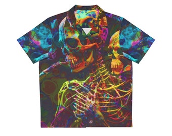 Skeleton Love Hawaiian Shirt