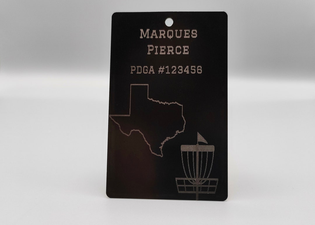 Disc Golf Bag Tags Personalized Disc Golf Tags Custom Disc Etsy