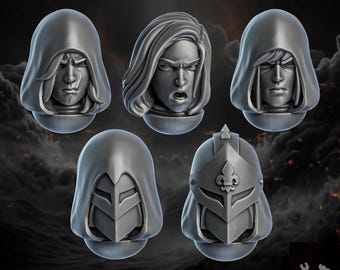 Sisters of Minor Guilt Heads Set - DakkaDakkaStore