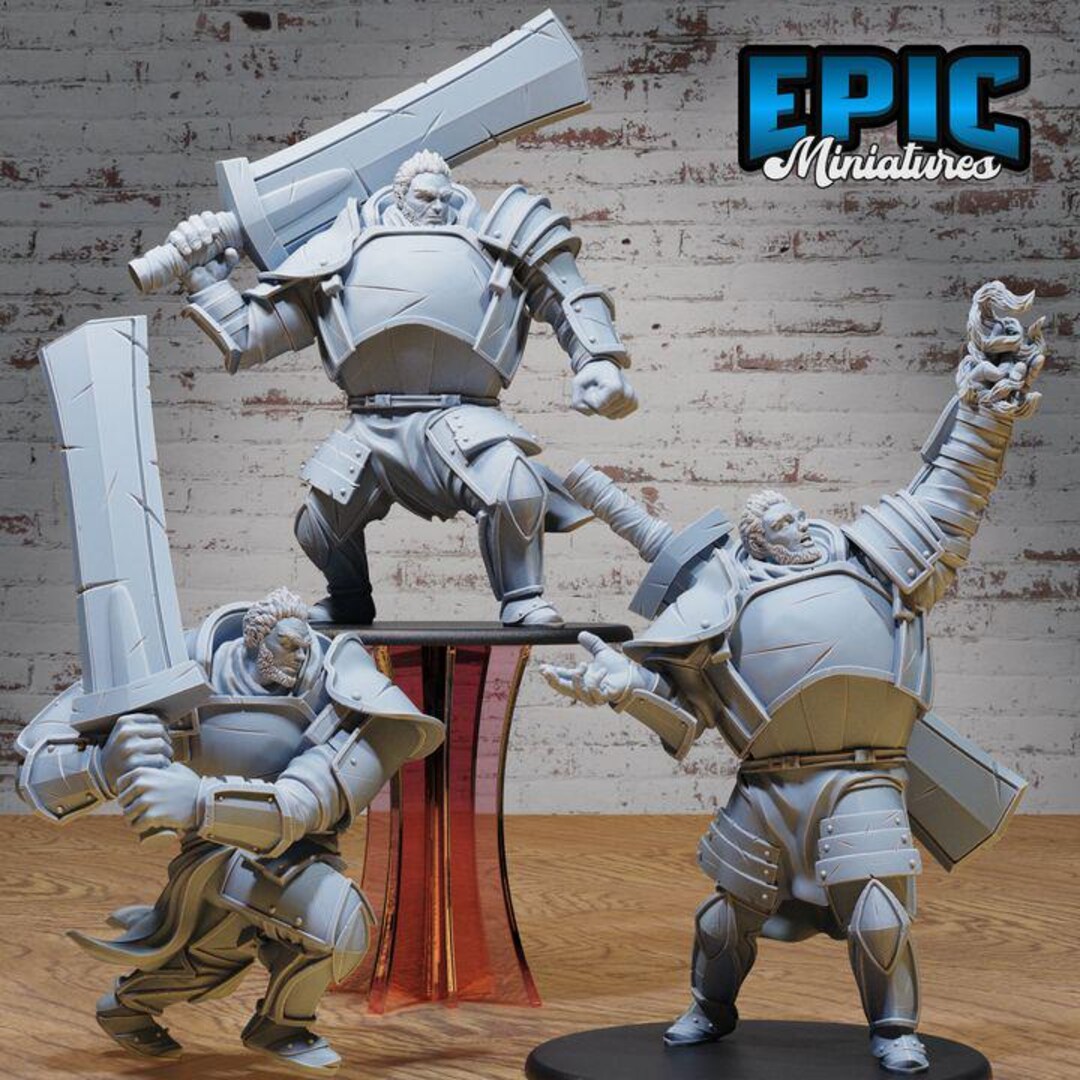 Fire Giant Set / Bulky Warrior / Brave Rocky Mountain Guard / Humanoid ...