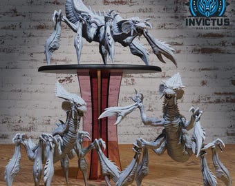 Acklay Set / Amphibious Reptile Alien / Claw Hugger Beast / Ocean Predator / Galactic Water Creature Race / Cosmic Wars Army / Star Battle Mo