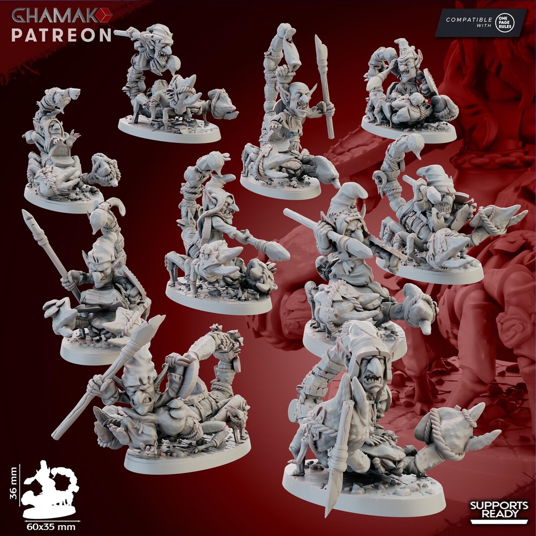 Lot De 5 Figurines Désert Monstre : Serpent, Scorpion, Scarabée, Lézard - 28mm Pour Tabletop - Neuf