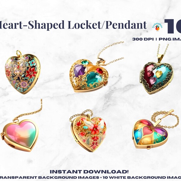 Heart Locket Template Etsy Heart Locket Template Etsy