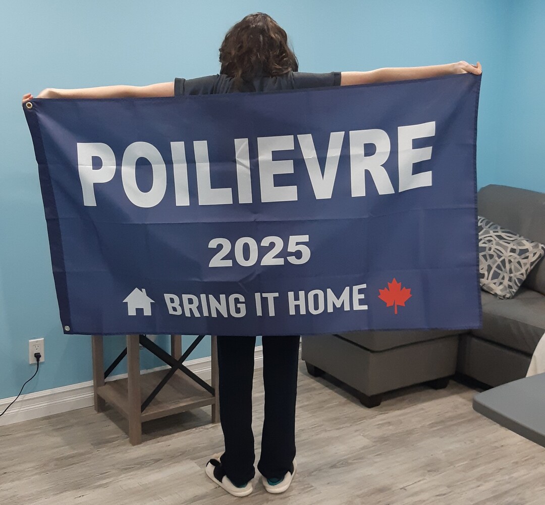 Pierre Poilievre Flag Bring It Home 2025 Etsy