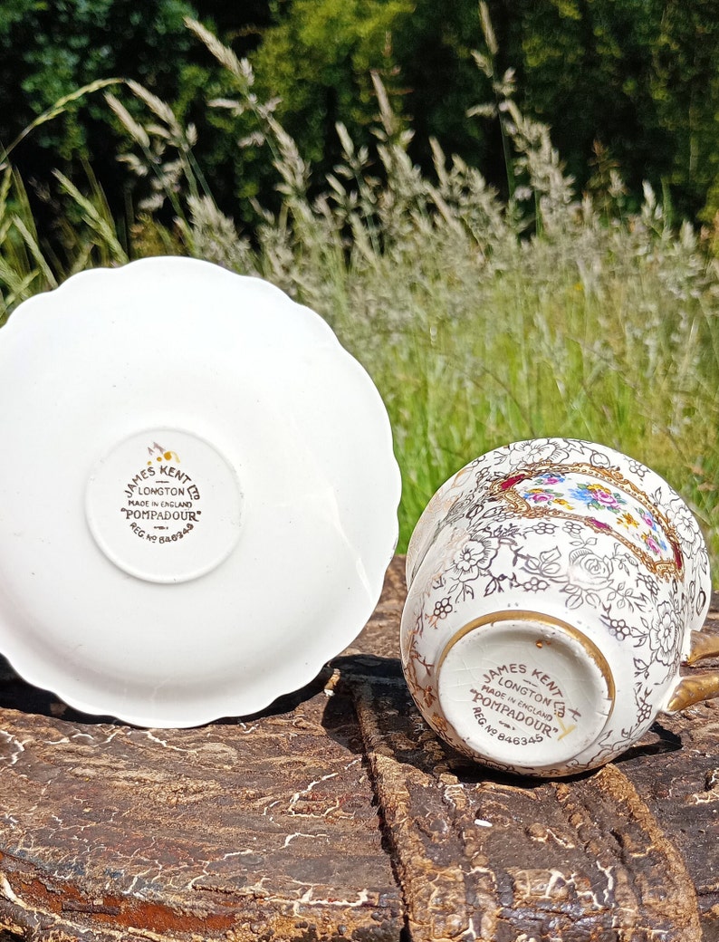 Pompadour Tea Cup and Saucer main image 1