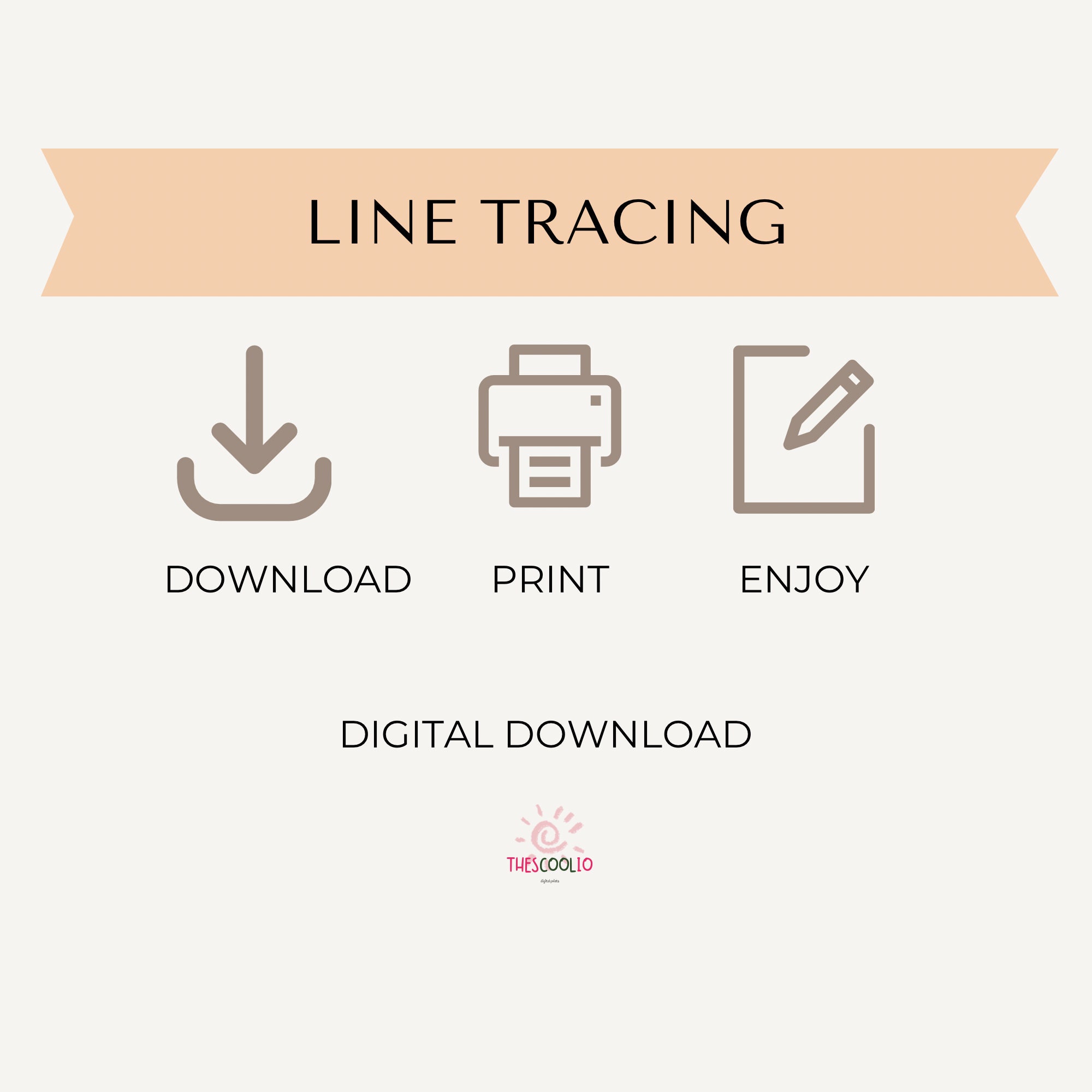 Practice Tracing Worksheets Line Tracing Worksheets Homeschool ...