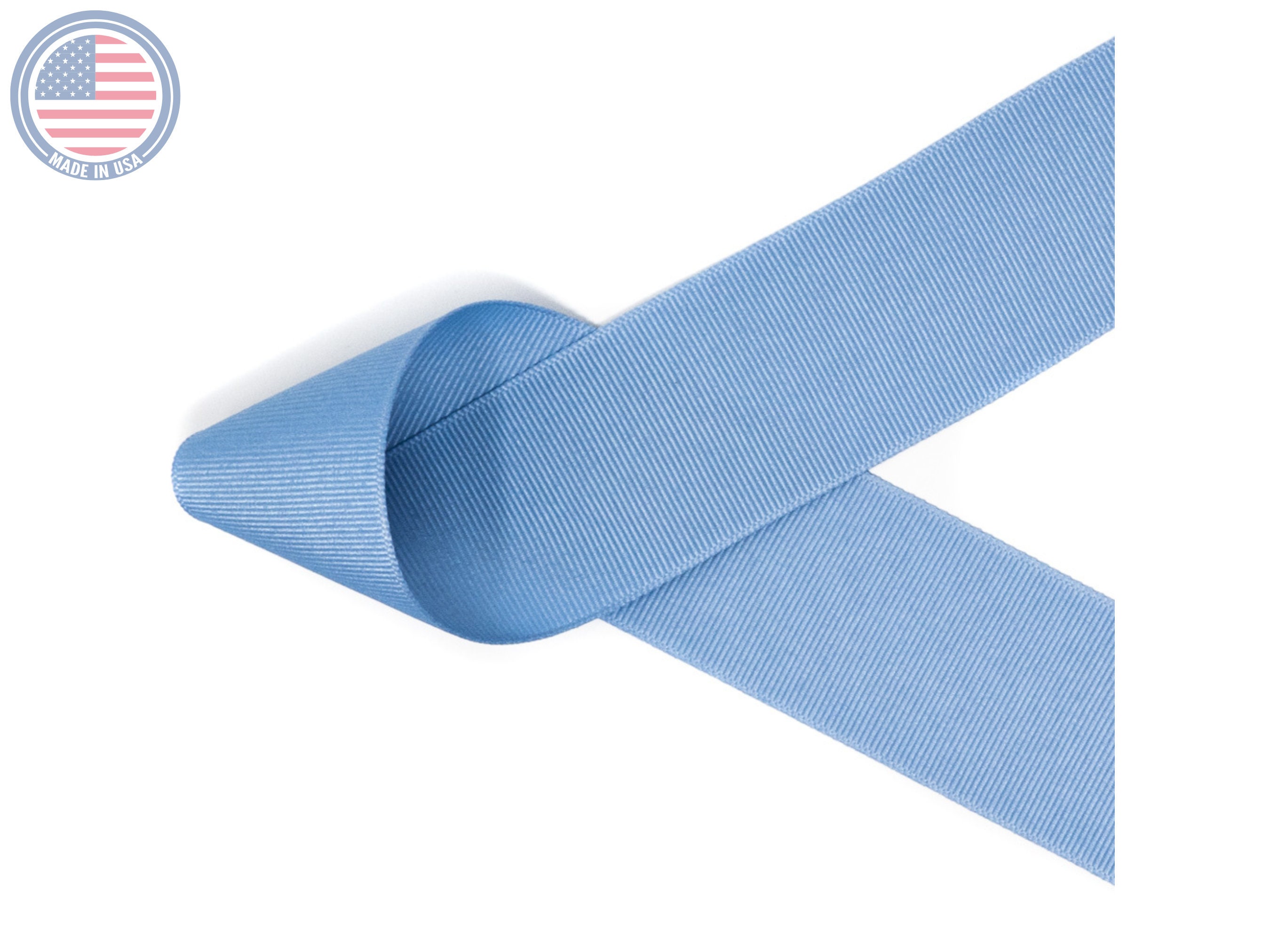 Offray Grosgrain Ribbon - 1 Inch Wide, 1.8 Yards Color: Bluebird