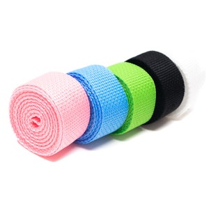 1.25&quot; Polypropylene Webbing | 5 Yards | Keychain and Belt Material