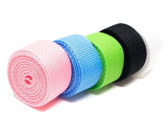 1.25" Polypropylene Webbing | 5 Yards | Keychain and Belt Material