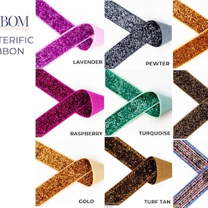 5/8&quot; Glitter Stretch Elastic 5 yards | Bow Makers | Hair Accessories | Elastic | Sewing