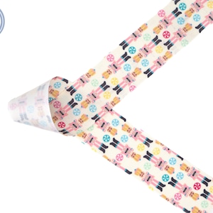Pink Nutcracker Printed Grosgrain Ribbon | Made in U.S.A. | Choose Width and Length