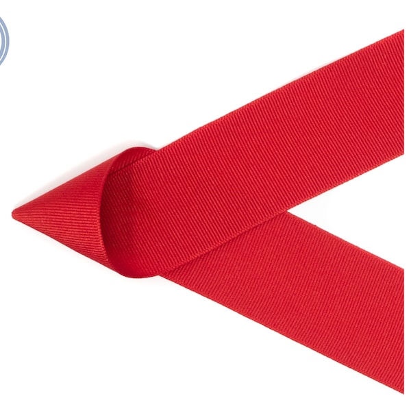 Red Solid Grosgrain Ribbon | Offray | Made in U.S.A | Choose Width and Length