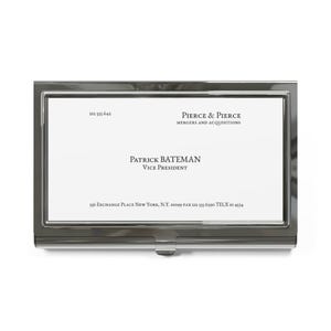 Porta biglietti da visita American Psycho Patrick Bateman