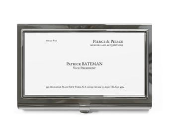 Tarjetero de Patrick Bateman, el psicópata americano