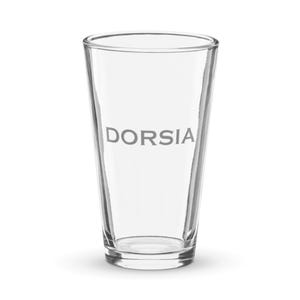 American Psycho Dorsia shaker pint glass