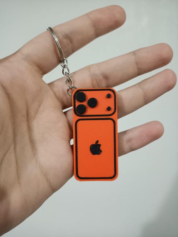 IPhone 17 Pro Keychain - Mini Smartphone Keyring - Etsy