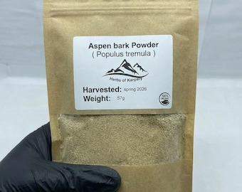 Espenrinde ( Populus tremula ) Pulver, gemahlen aus den Karpaten