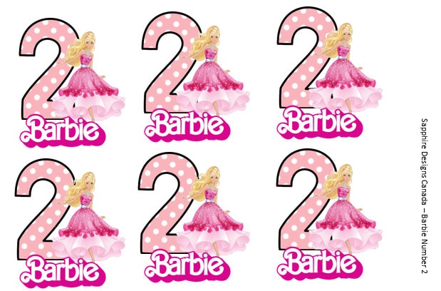 Barbie number sale 2
