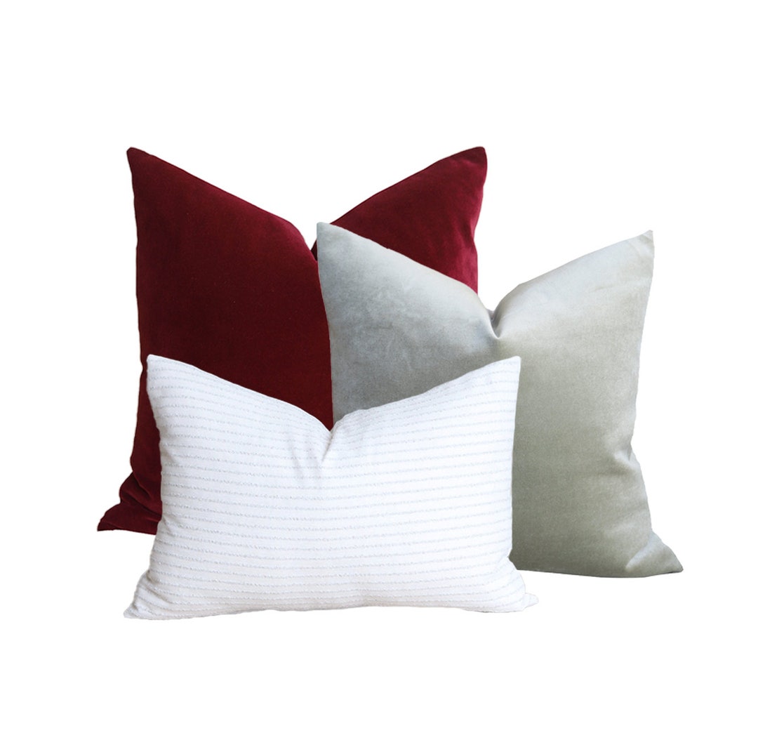 Pillow Cover Set Sage Green Pillow Sofa Pillow Combo Etsy