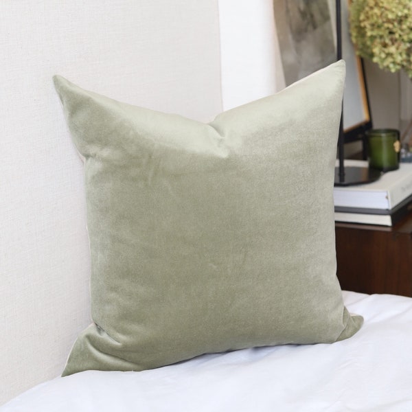 Velvet Christmas Green Pillows Etsy