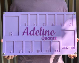 Personalized School Years Photo Frame: Acrylic Graduation Keepsake