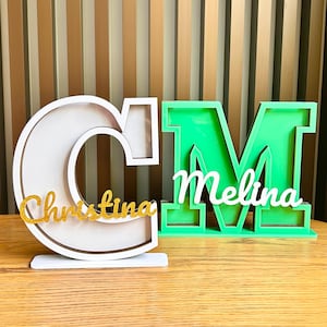 Alcancía con nombre personalizado / Alcancía para primer cumpleaños / Hucha personalizada / Hucha de madera con nombre personalizado / Regalo para niños