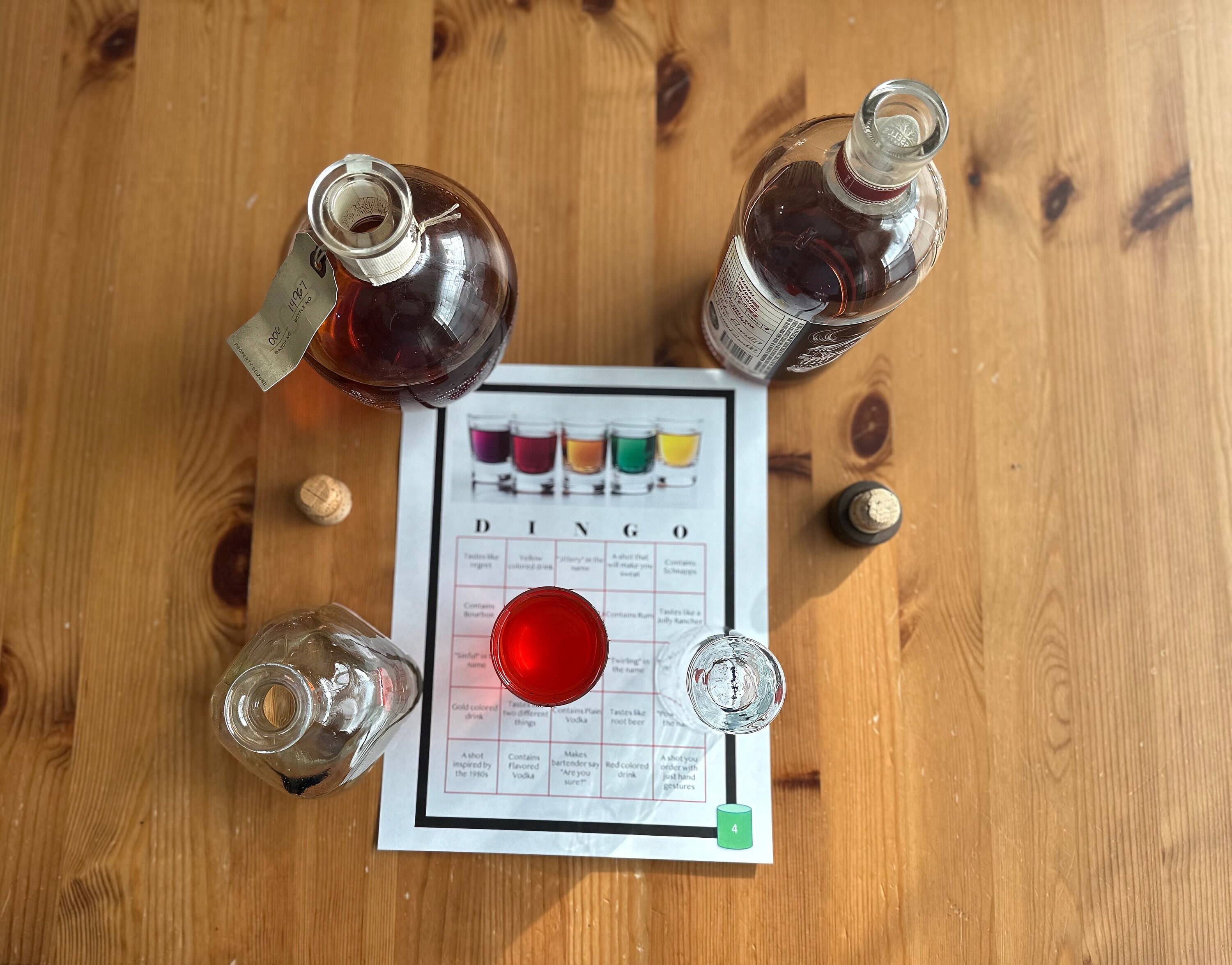 DINGO drinking Bingo Drinking Game 10 Unique Cards Adult Fun Cocktail