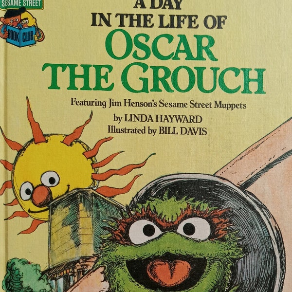 A Day In The Life Of Oscar The Grouch 1981 Hardcover Classic