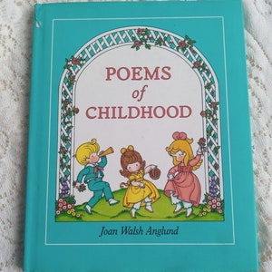 Vintage 1969 Joan Walsh Anglund Poetry Book: Morning is a
