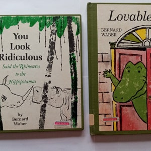 1960s Lovable Lyle AND You Look Ridiculous!!! Vintage Bernard Waber SET!!!!