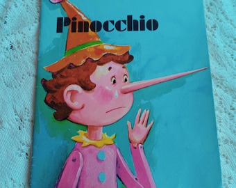 1970 Vintage Pinocchio Book