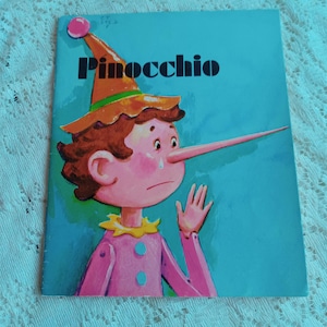 1970 Vintage Pinocchio Book