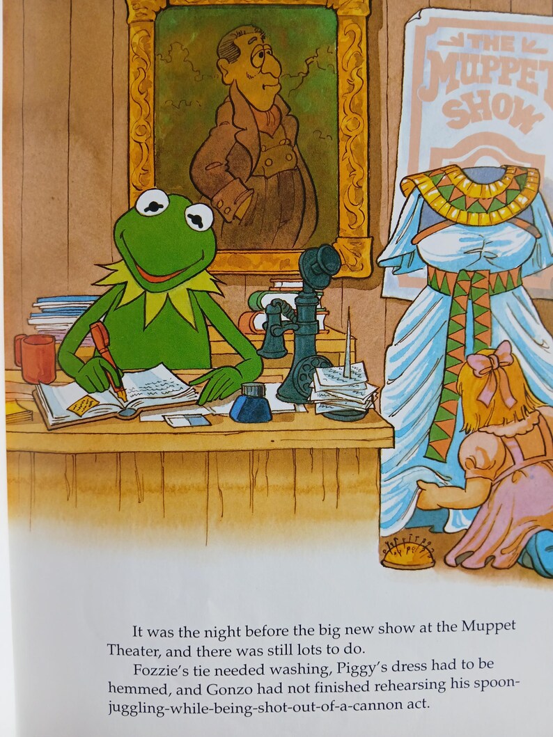 Muppet Writing Phantom of the Muppet Theater 1991 - Etsy